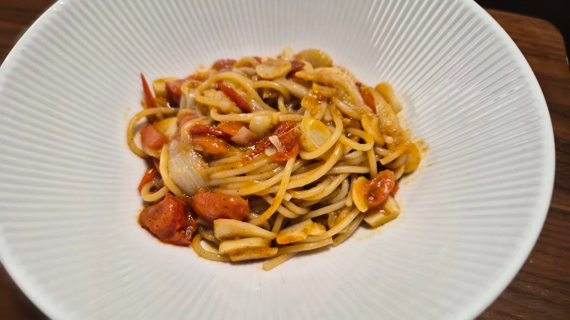 토마토 오일 파스타