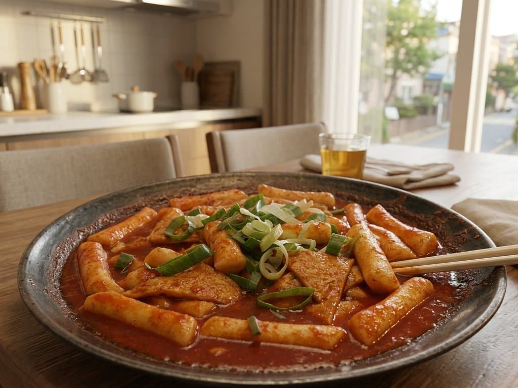 매콤달콤 국물 떡볶이